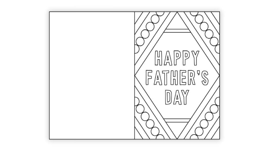 Free Printable Father s Day Card To Colour The Craft at Home Family