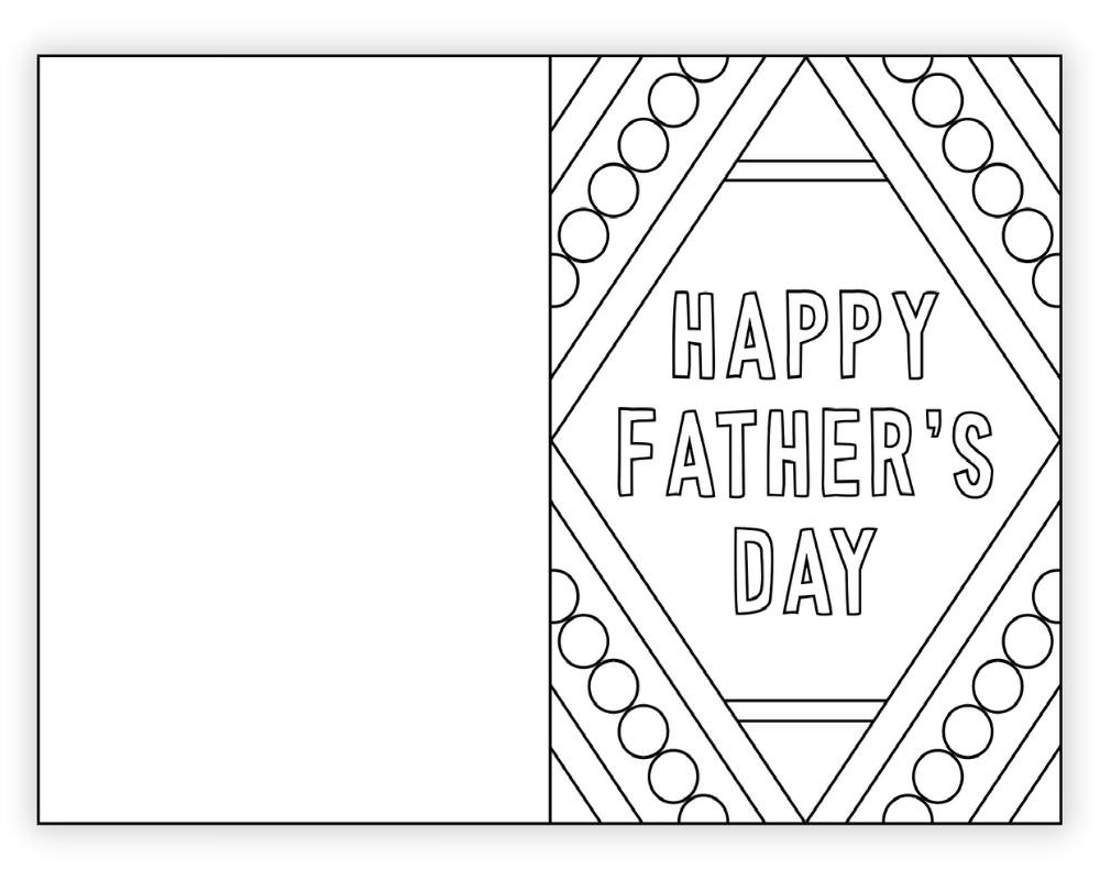 Free Printable Father s Day Card To Colour The Craft at Home Family