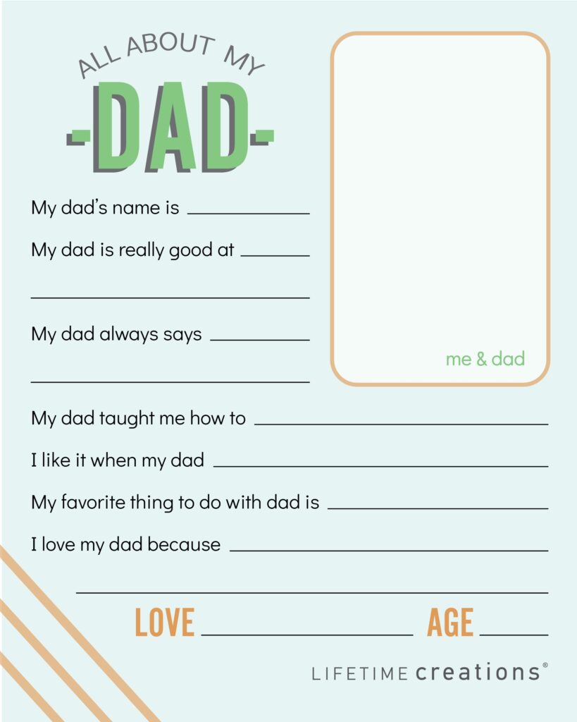 Free Printable Father s Day Coupons Questionnaire Lifetime Creations