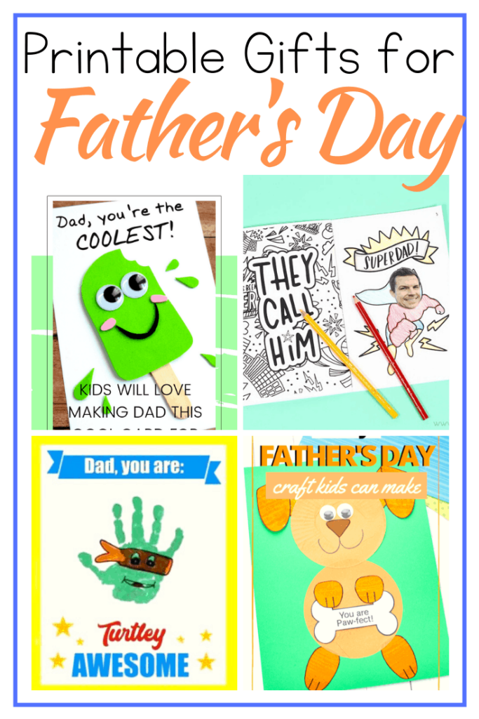 Free Printable Fathers Day Crafts Kids Can Make Today