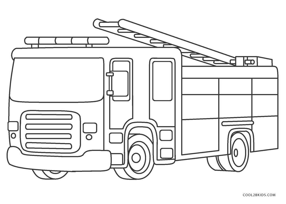 Free Fire Truck Printables - Free Printable Templates