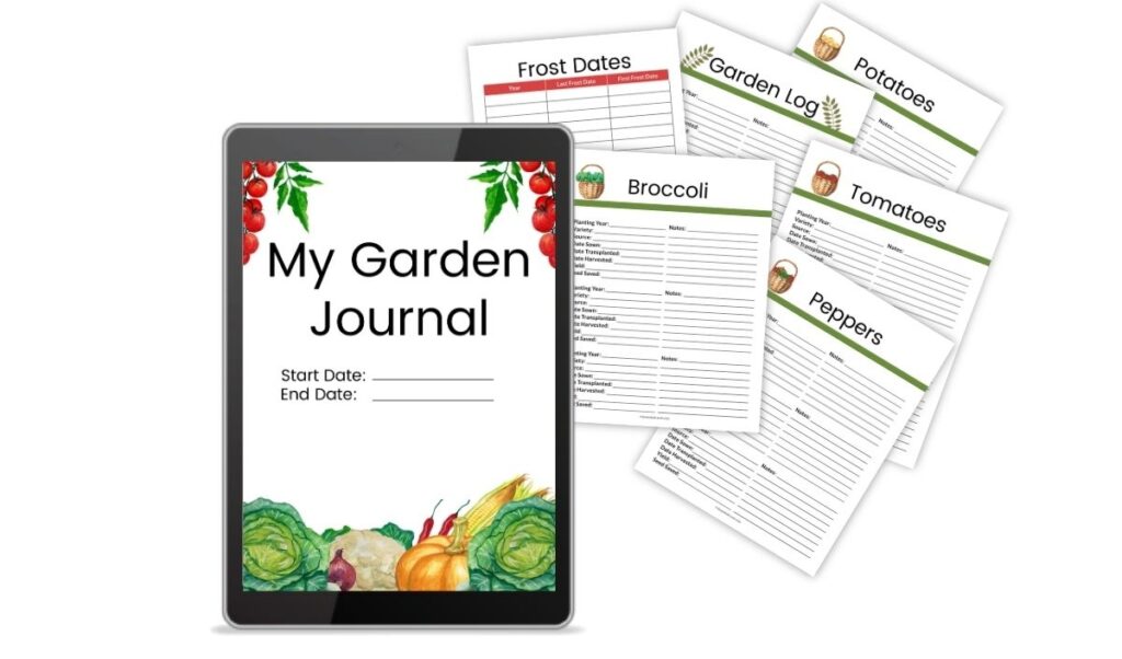 Free Printable Garden Journal Template