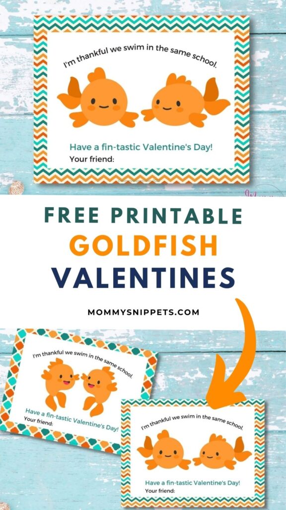 Free Printable Goldfish Valentines For Kids Mommy Snippets