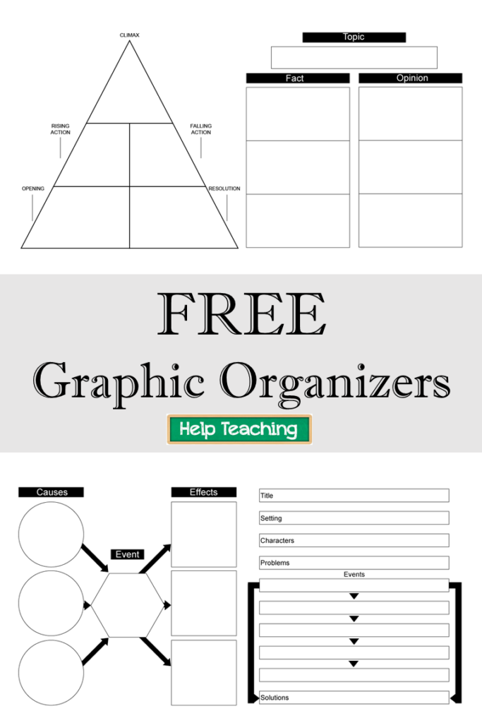 Free Printable Graphic Organizers Check Out Our Collection Of Free Graphic Organizer Writing Graphic Organizers Graphic Organizers Reading Graphic Organizers