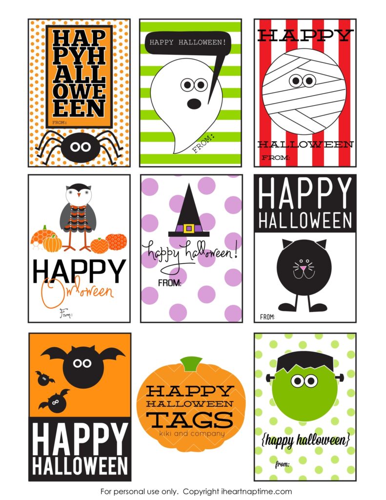 Free Printable Halloween Gift Tags POPSUGAR Smart Living