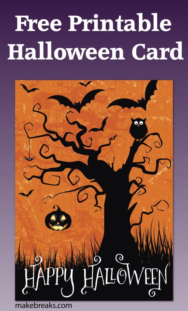 Free Printable Halloween Cards