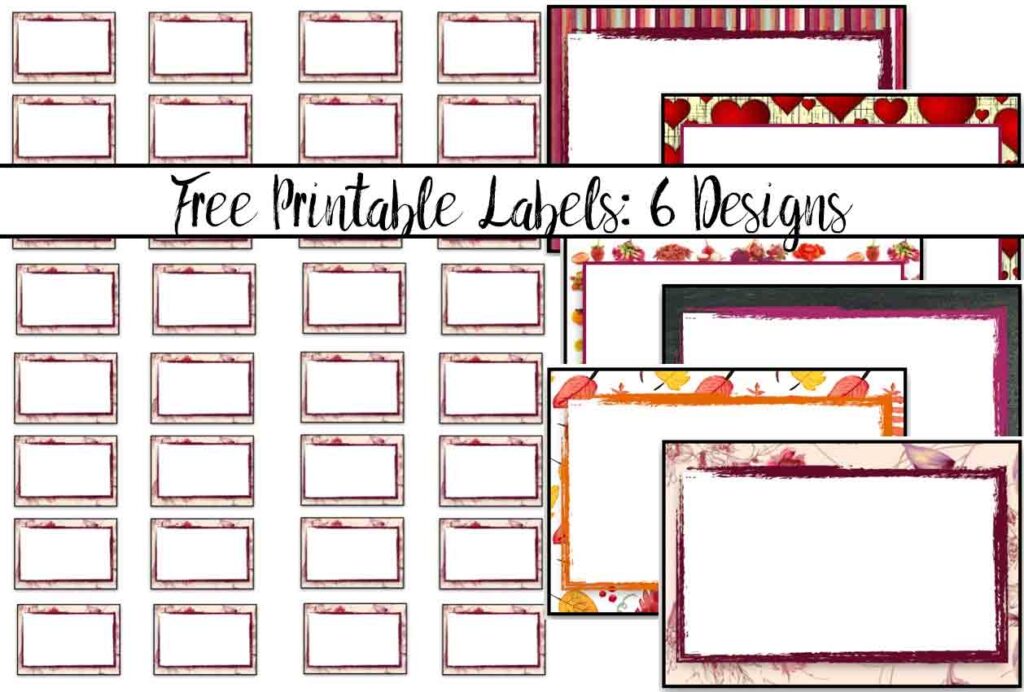 Free Printable Labels Pdf