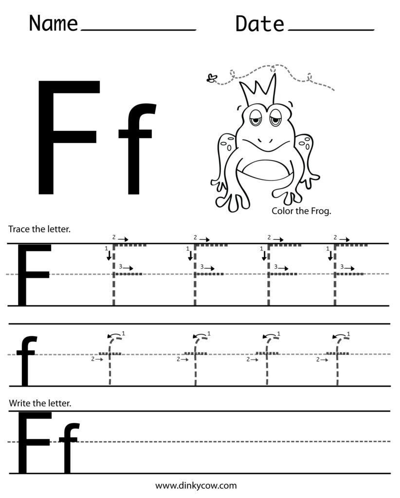 Free Printable Letter F Worksheets Free Printable Alphabet Worksheets Printable Alphabet Worksheets Printable Preschool Worksheets