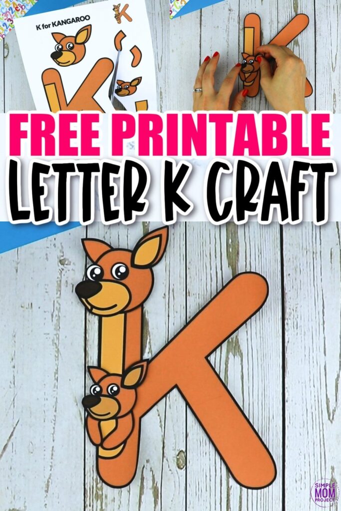 Free Printable Letter K Craft Template Simple Mom Project