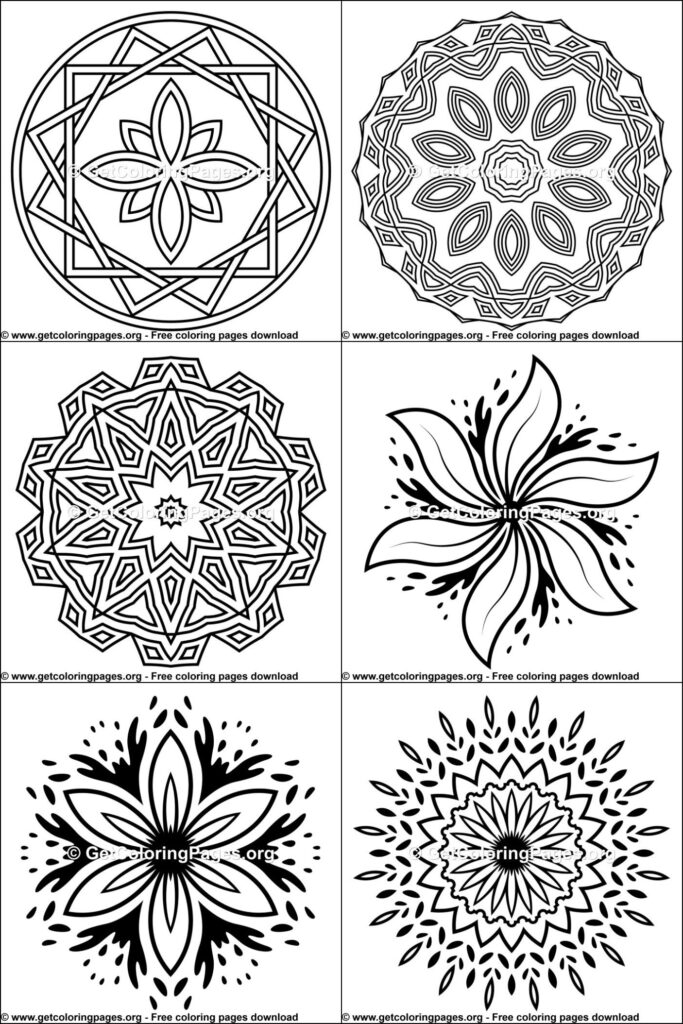 Free Printable Mandalas For Beginners Simple Mandala Coloring Pages Coloring Book Pages