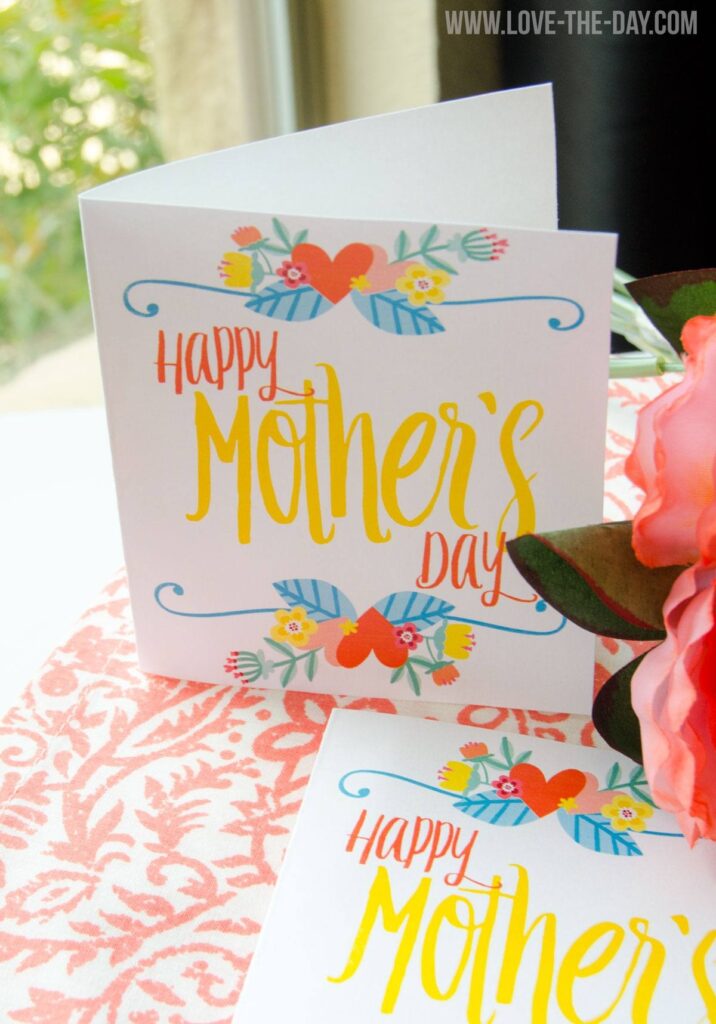 FREE PRINTABLE Mother s Day Card By Lindi Haws Of Love The Day