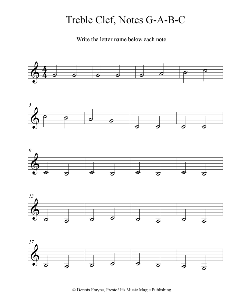 Free Printable Piano Sheet Music For Beginners With Letters