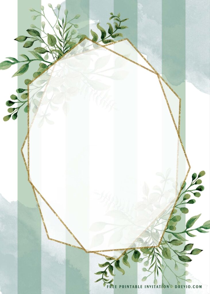 Printable Free Greenery Template