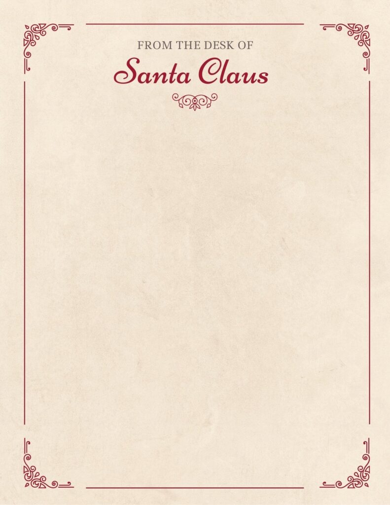 Free Printable Santa Letter Templates You Can Customize Canva