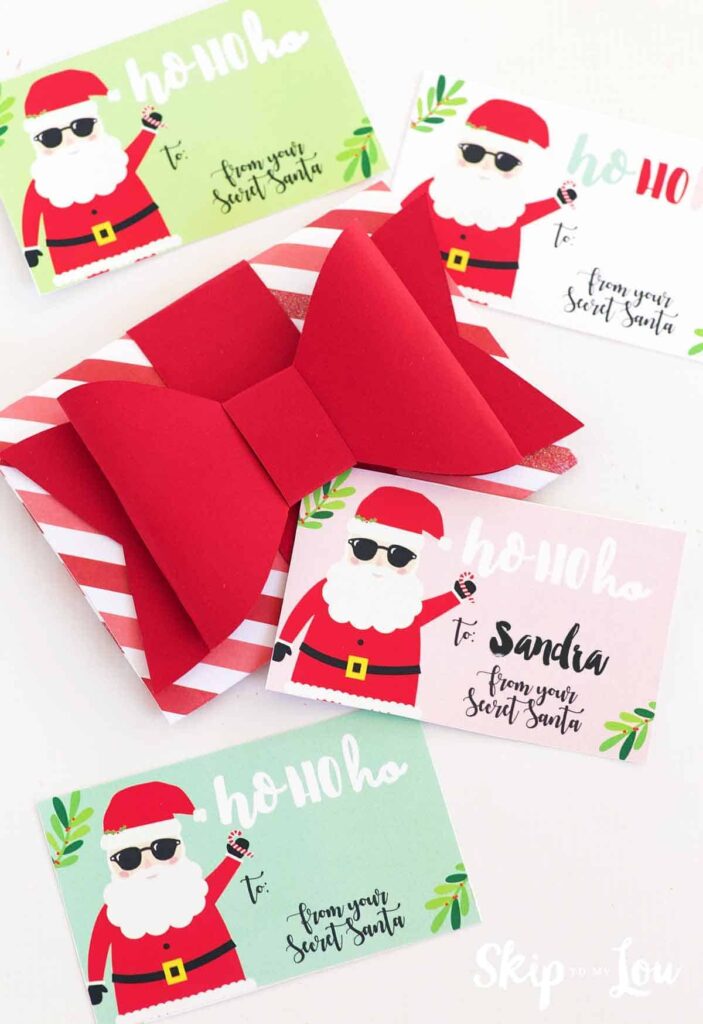 Free Printable Secret Santa Tags Skip To My Lou