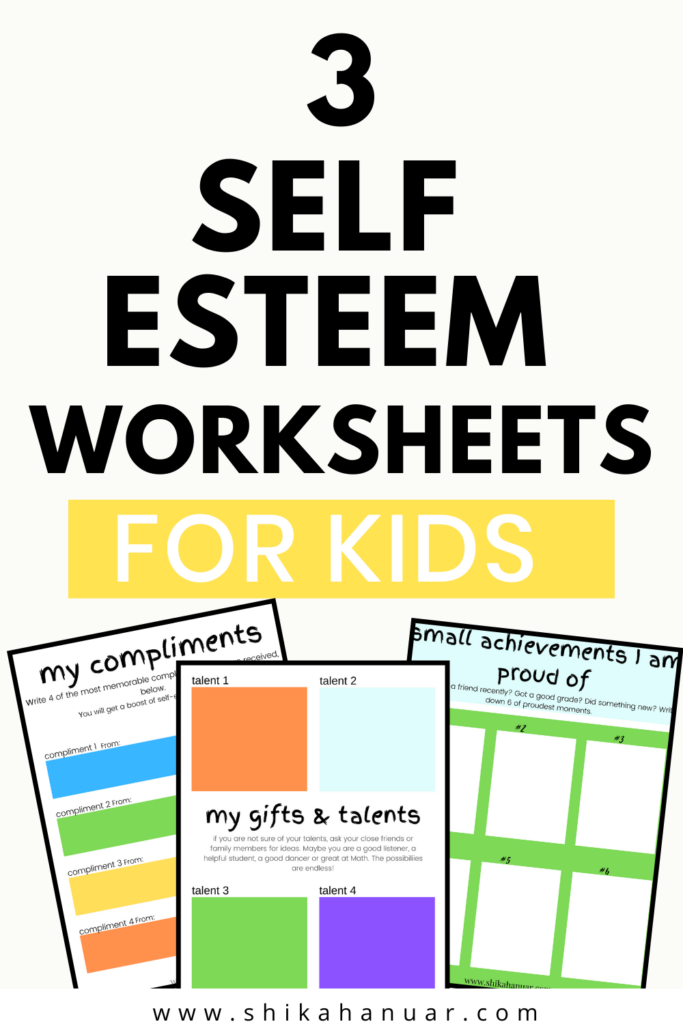 Free Printable Self-esteem Workbook