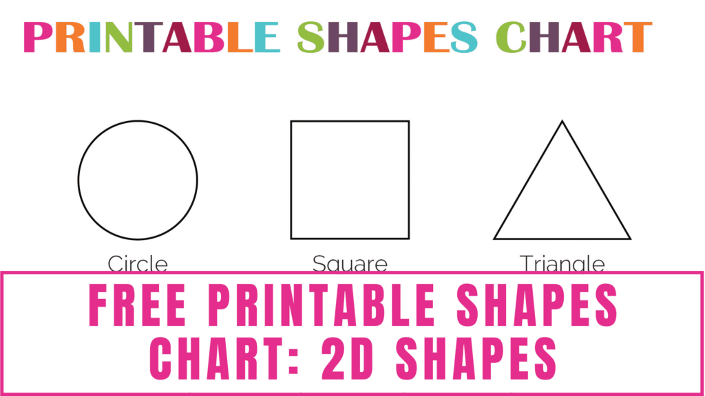 Free Printable Shapes For Preschool