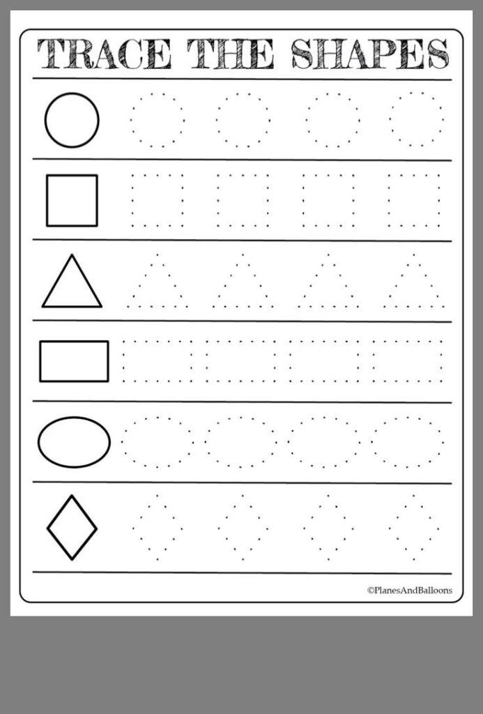 Free Printable Shapes Worksheets For Toddlers And Preschoolers Shapes Worksheets Printable Preschool Worksheets Shape Worksheets For Preschool
