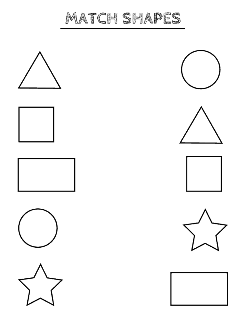 Free Printable Shapes Worksheets Planes Balloons Shape Worksheets For Preschool Preschool Worksheets Shapes Worksheets