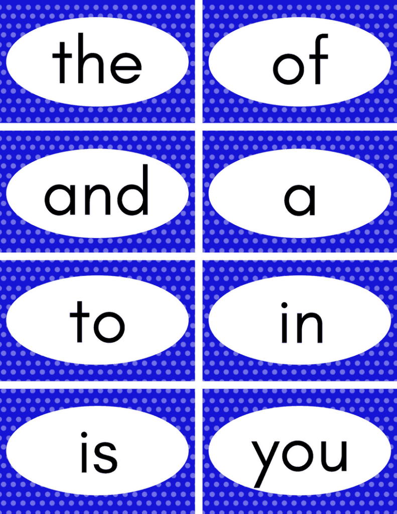 Free Printable Sight Words Flash Cards It s A Mother Thing