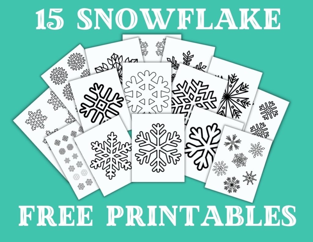 Free Printable Snowflake Template