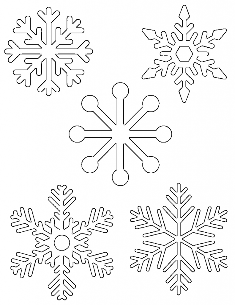 Free Printable Snowflake Templates 10 Large Small Stencil Patterns Snowflake Template Printable Snowflake Template Stencil Patterns