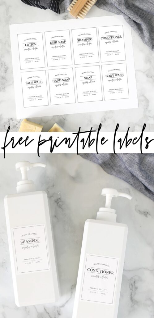 Free Printable Hand Soap Labels - Free Printable Templates