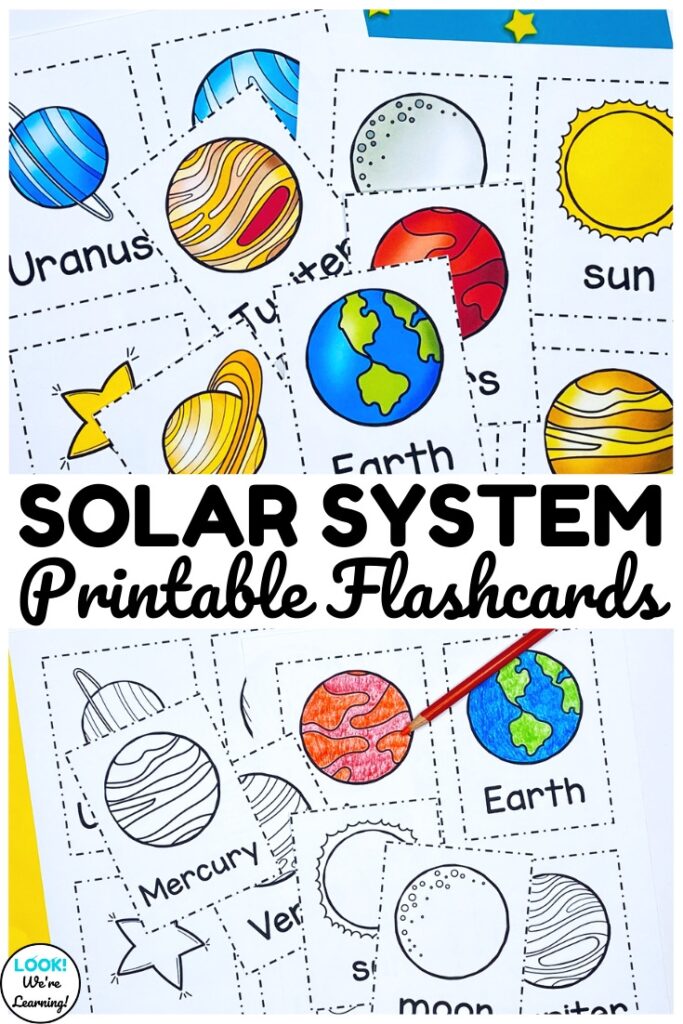 Free Printable Solar System Flashcards Look We re Learning 