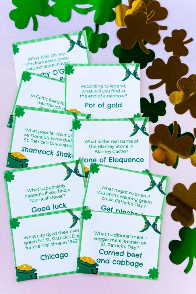 Free Printable St. Patrick's Day Trivia Questions And Answers