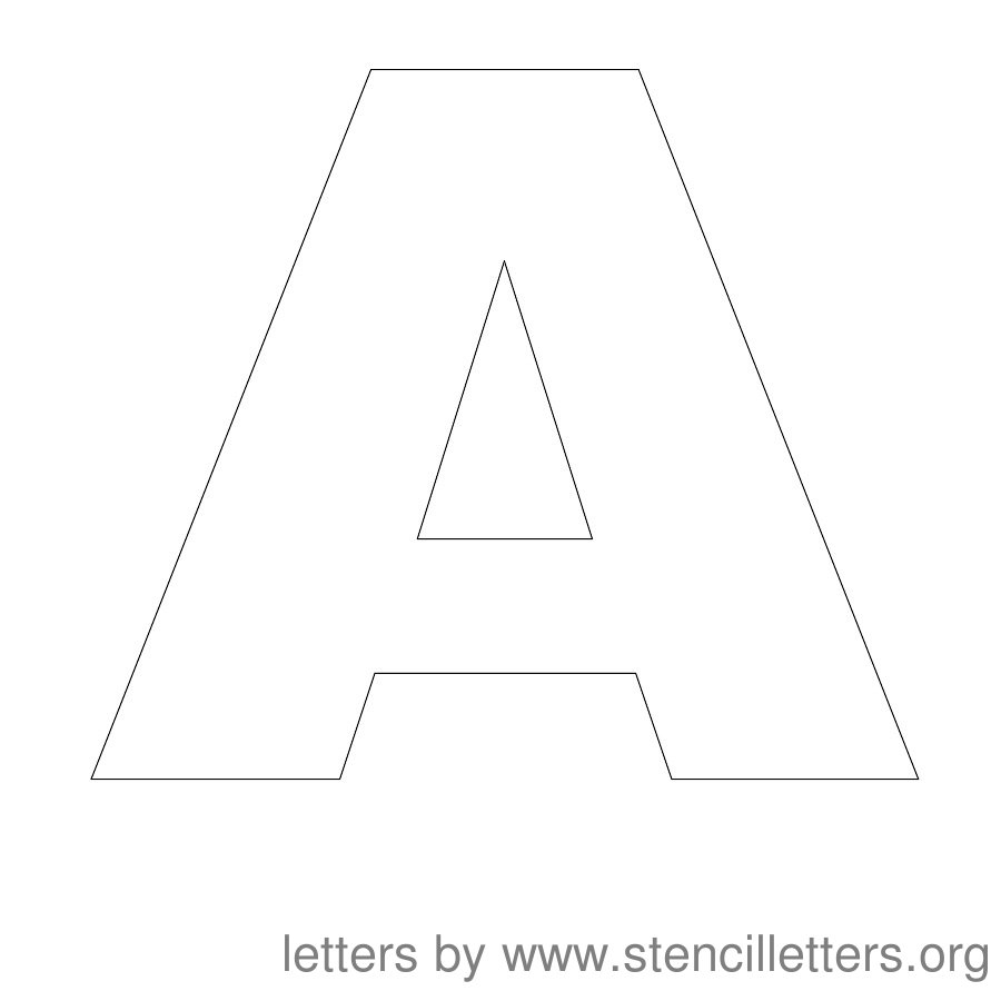 Stencil Letters Free Printable