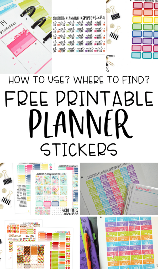 Printable Planner Stickers Free