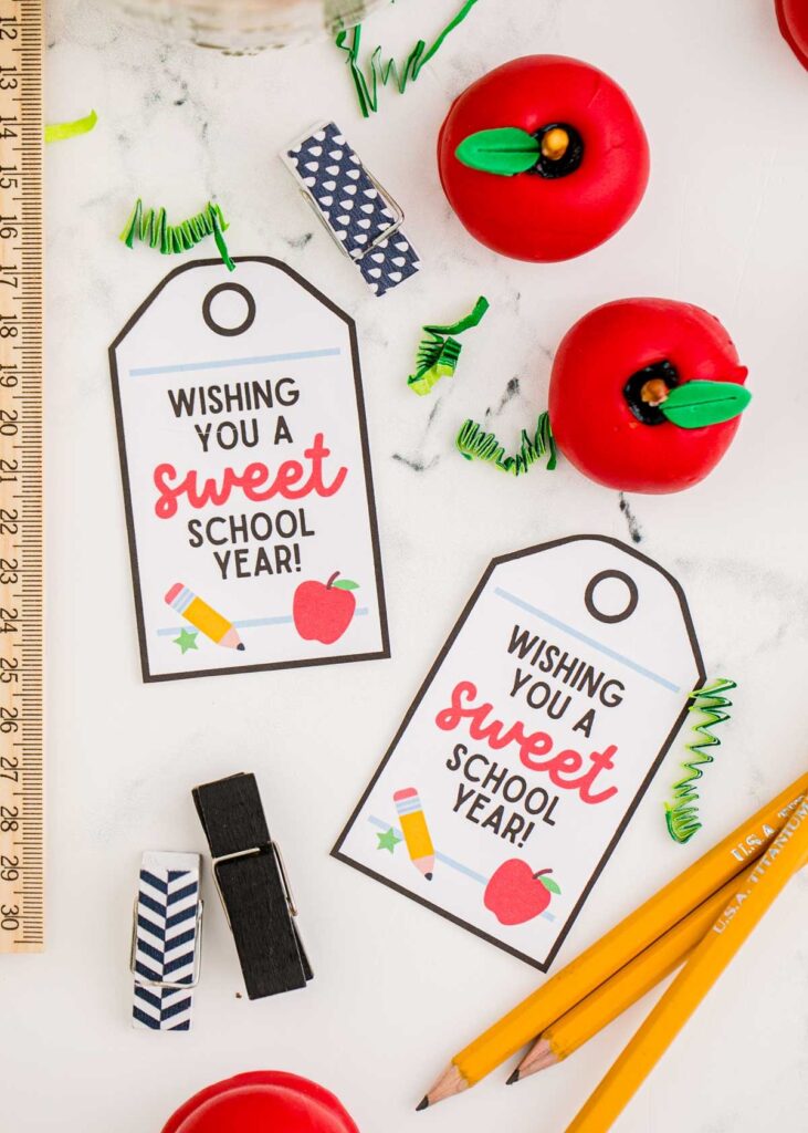 Free Printable Sweet Teacher Gift Tags Play Party Plan