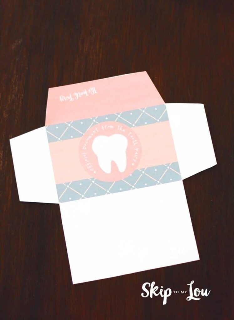 Free Printable Tooth Fairy Letter And Envelope