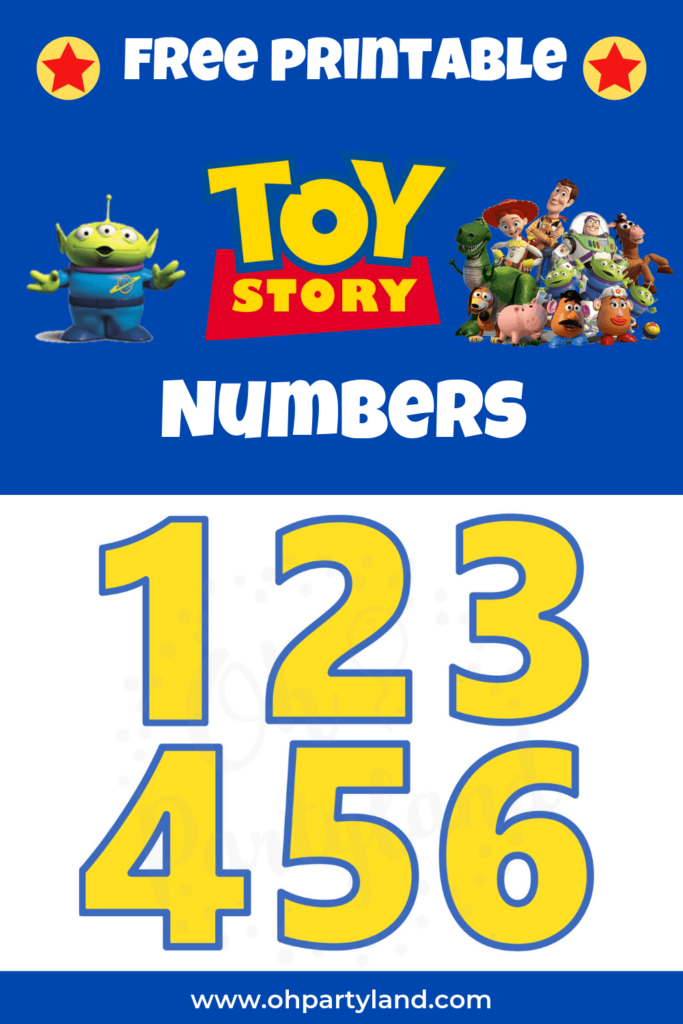 Free Toy Story Printables