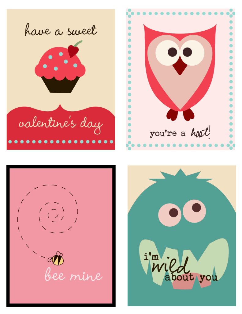 Valentine Cards Free Printable