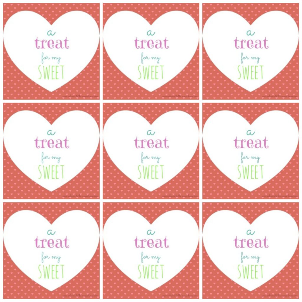 Free Printable Valentines Day Name Tags
