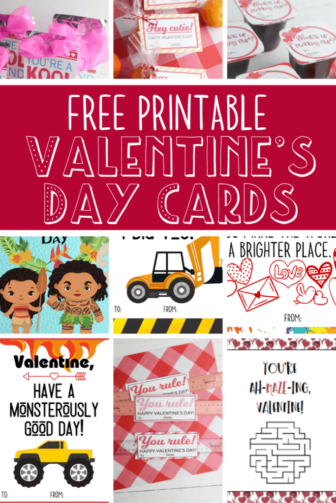 Printable Boy Valentines Cards Free