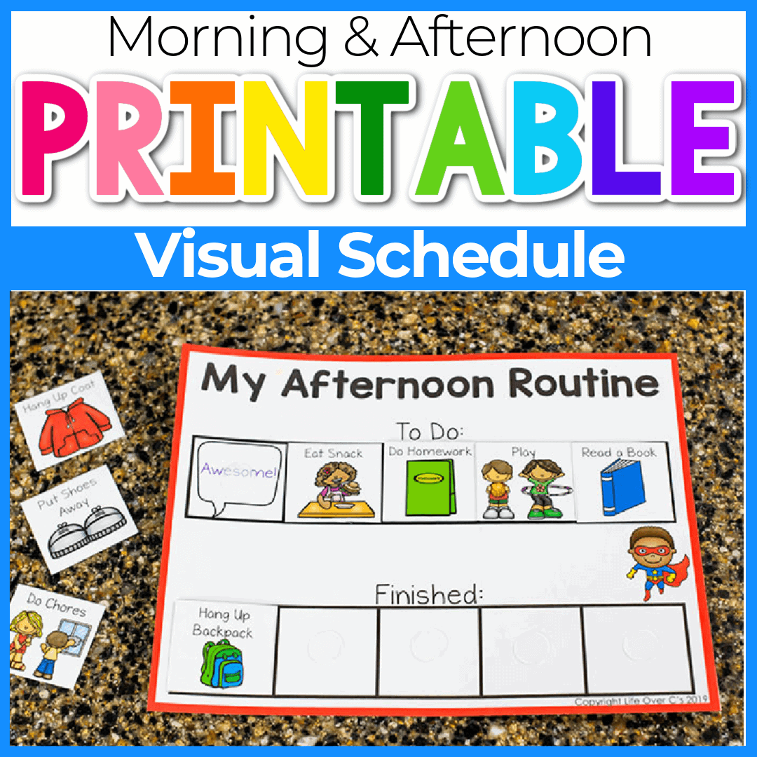 Home Free Printable Visual Schedule Pictures