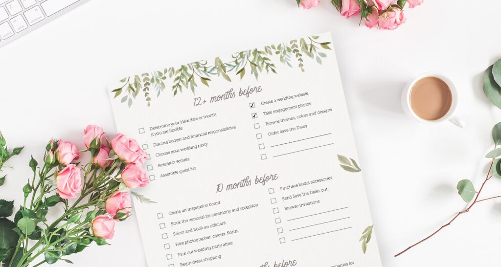 Wedding Planner Free Printable