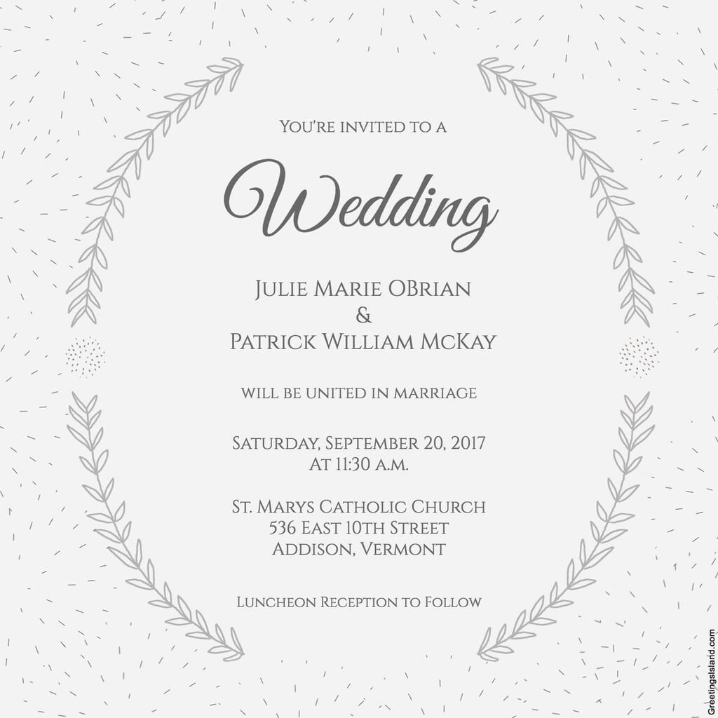 Free Printable Wedding Invitations Pdf
