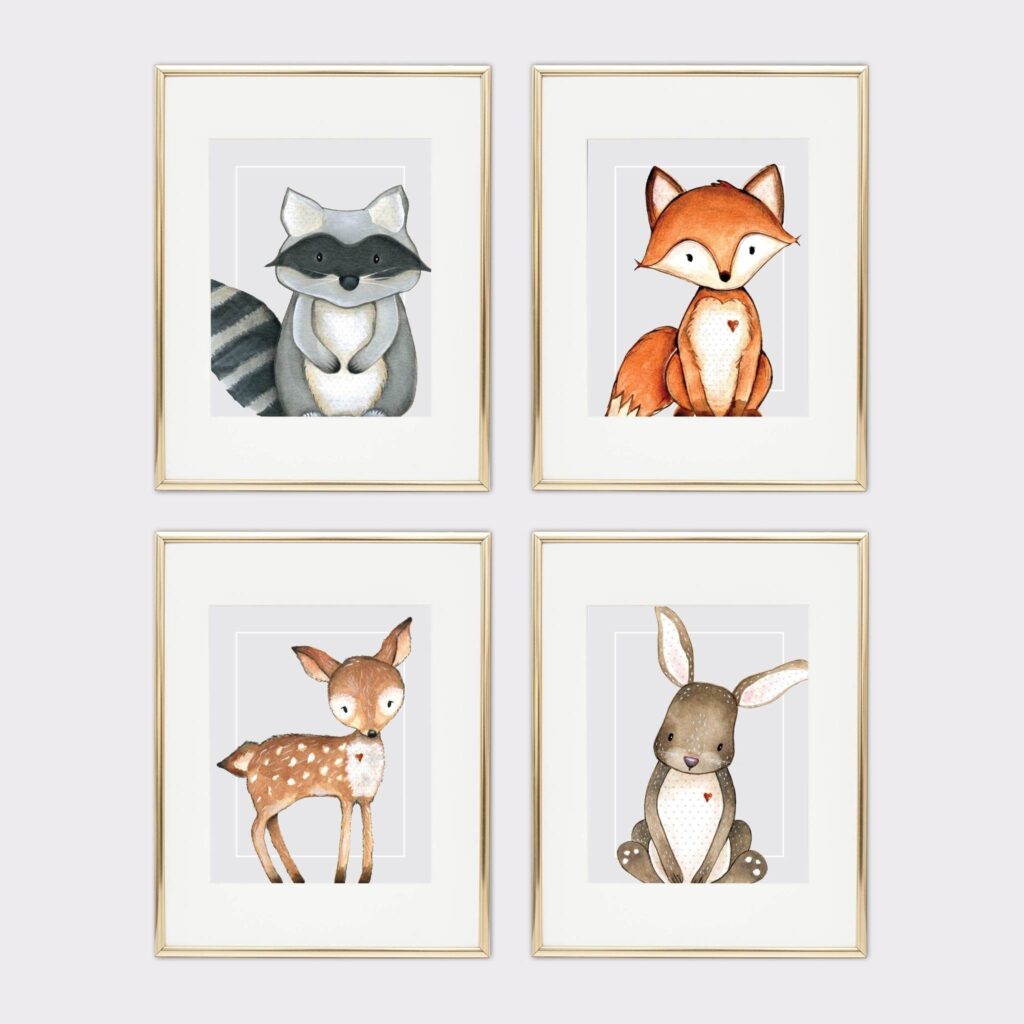 Free Printables Baby Animal Printables Nursery Animal Prints Animal Printables