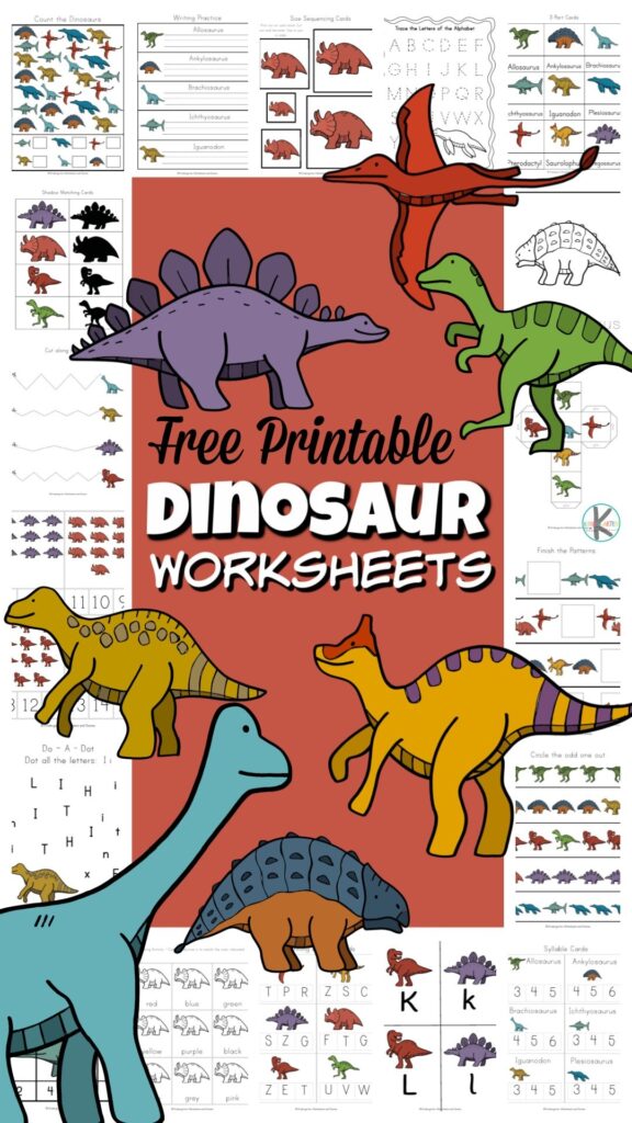 Free Dinosaur Printables For Preschool