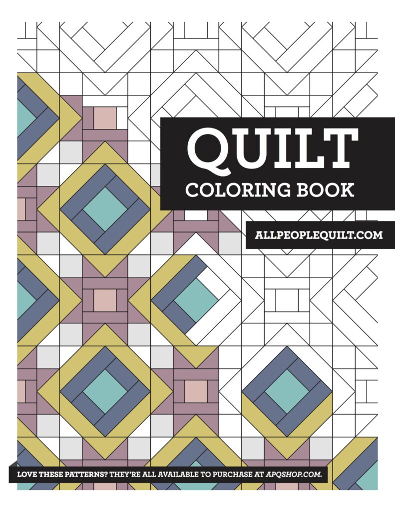 Free Quilting Coloring Books AllPeopleQuilt