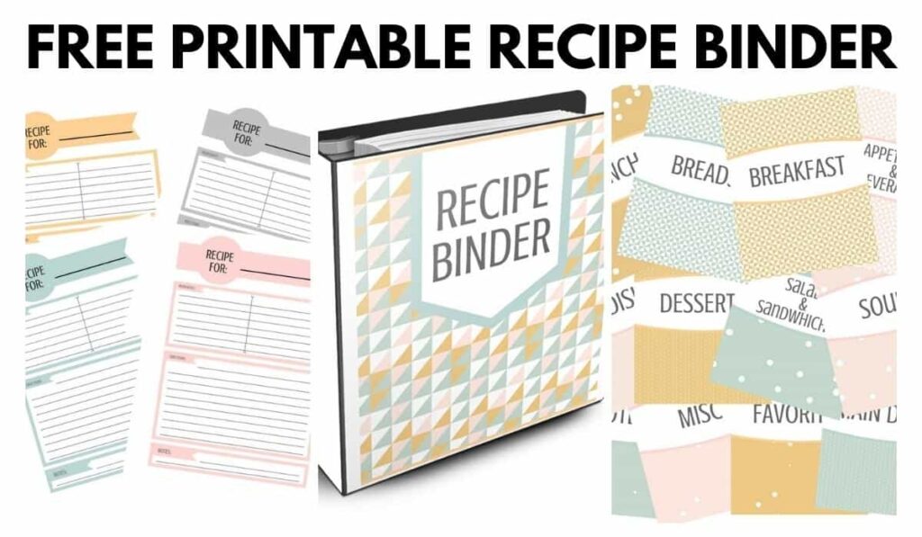 Free Recipe Binder Printables I Scream For Buttercream