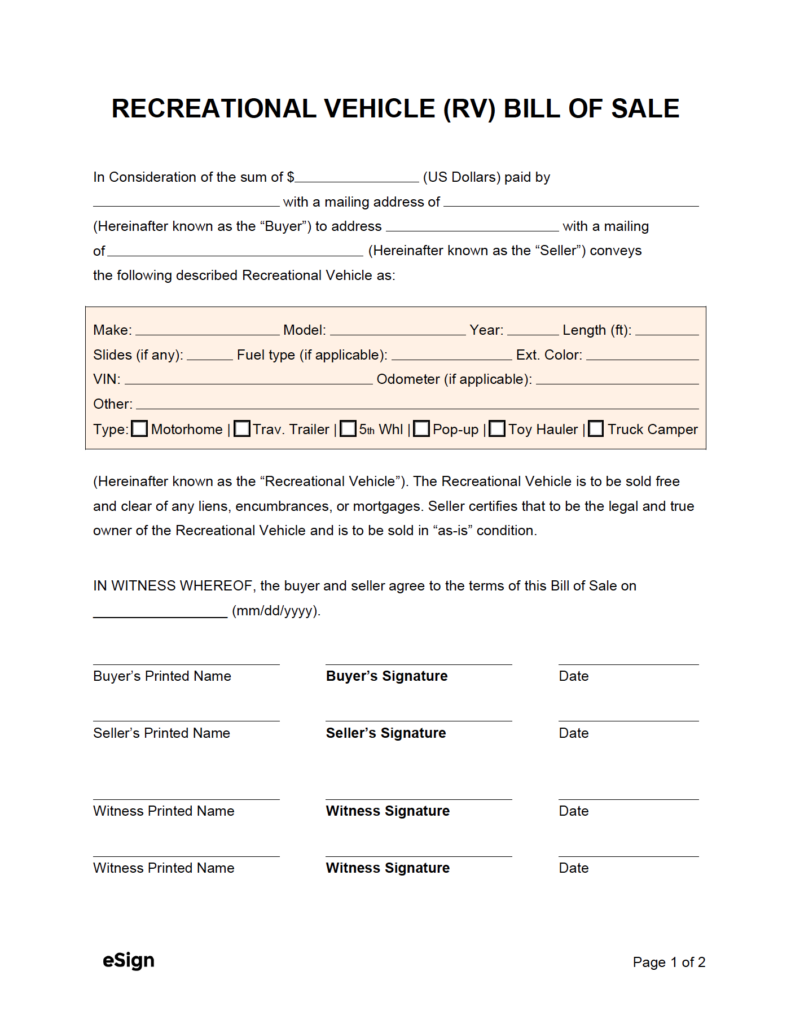free-printable-bill-of-sale-for-camper-free-printable-templates