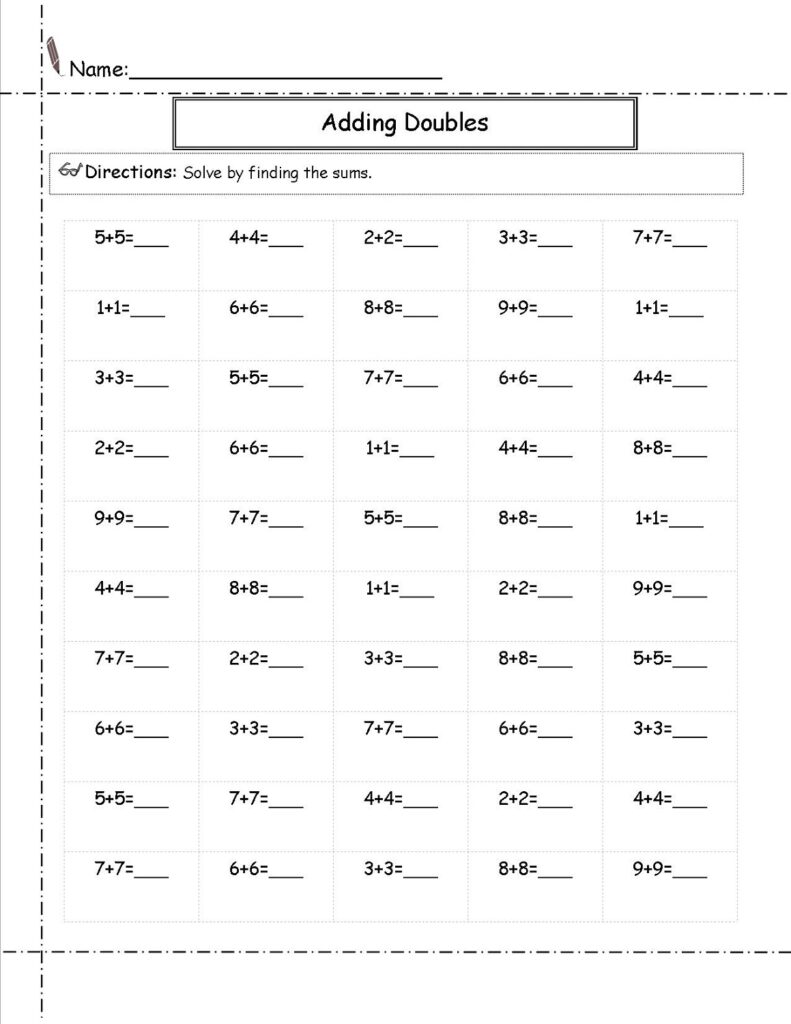 Math Worksheets For 2nd Graders Free Printable
