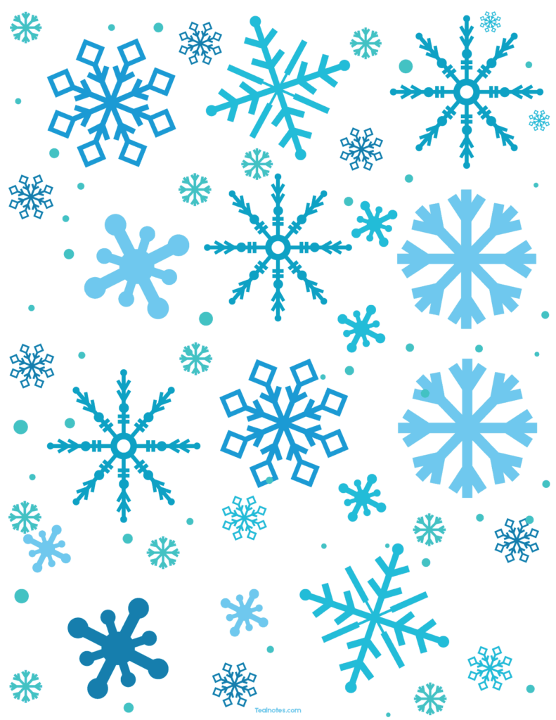 Free Snowflake Template Easy Paper Snowflakes To Cut And Color