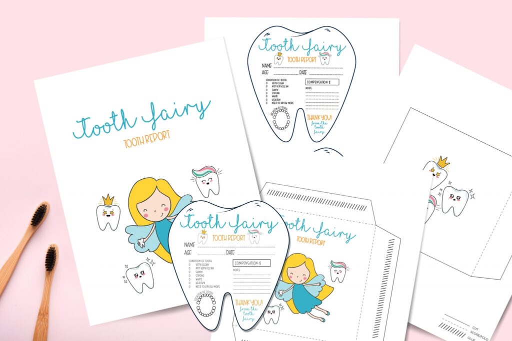 FREE Tooth Fairy Printable Note Receipt For Extra Magic