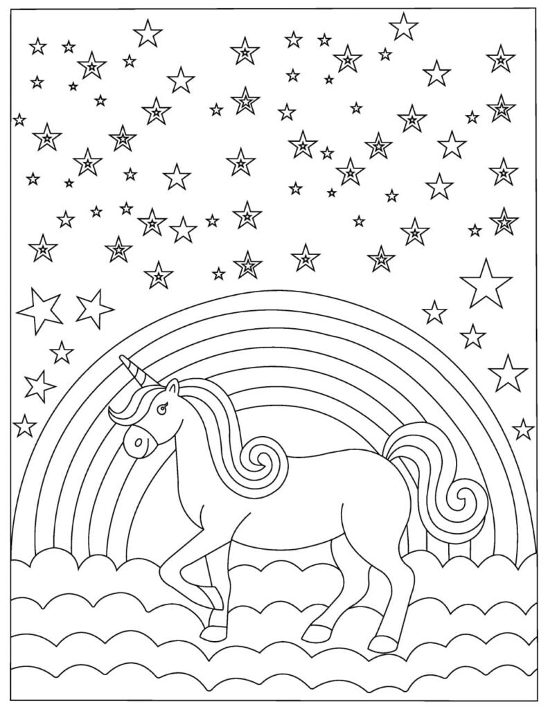 Free UNICORN Coloring Pages For Download Printable PDF VerbNow
