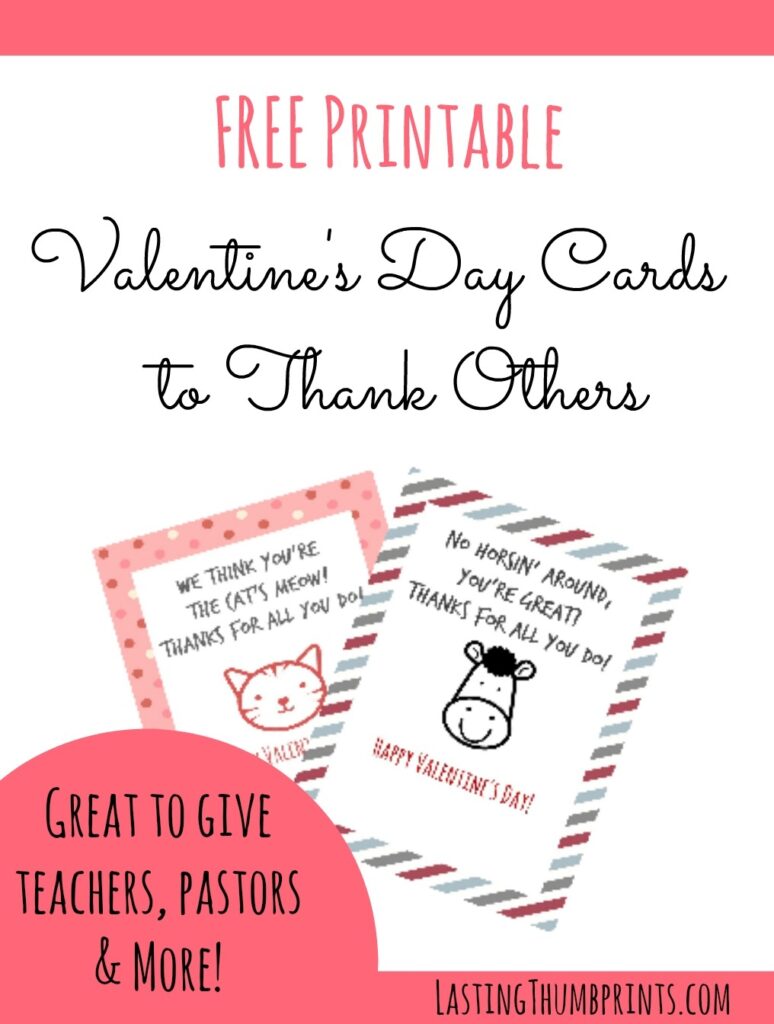 Free Printable Valentines Day Cards For Teachers